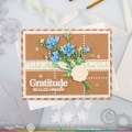 Bild 8 von Waffle Flower Postage Collage Envelope Die - Stanze