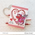 Bild 3 von Whimsy Stamps Clear Stamps - Flight of the Dragons - Drachen