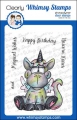 Whimsy Stamps Clear Stamps - Unicorn Kisses - Einhorn