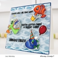 Bild 5 von Whimsy Stamps Clear Stamps  - Best Fishes - Party Fische