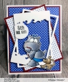 Bild 3 von Whimsy Stamps Clear Stamps - Hippo Fun in the Sun