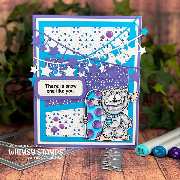 Bild 15 von Whimsy Stamps Clear Stamps  - Snow Monsters