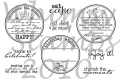 Gummistempel Birthday Letter Seals