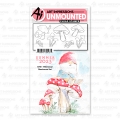 Art Impressions Clear Stamp-Set  - Whimsical Mushrooms