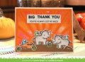 Bild 9 von Lawn Fawn & Hero Arts Clear Stamps  - Clearstamp fawn big thanks