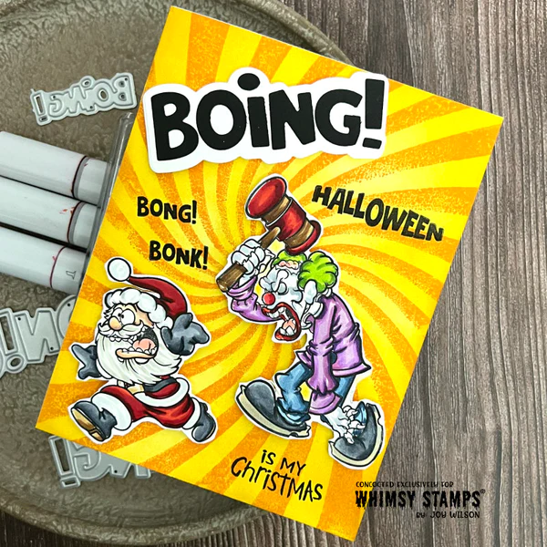 Bild 6 von Whimsy Stamps Die Stanze  -  Boing! Word - Boing! Wort