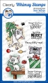 Whimsy Stamps Clear Stamps - Cat Do Christmas Two