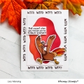 Bild 11 von Whimsy Stamps Clear Stamps - Gobble This! - Truthahn