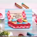 Bild 4 von Waffle Flower  Boxed Cupcakes Stencil - Stencilschablone Cupcake