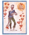 Bild 2 von The Art of Brett Weldele Cling Mount Stamps Gummistempel - Zombie Casanova