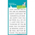 Lawn Fawn Clear Stamps  - Clearstamp Simply Sentiments