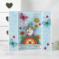 Bild 2 von Woodware Clear Stamp Singles Rainbow Gnome - Regenbogen