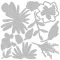 Bild 4 von Sizzix Thinlits Die by Tim Holtz - Stanzschablonen und 2d Embossingfolder - Vault Side-Order Florist