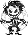 StempelBar Stempelgummi Halloweengnome