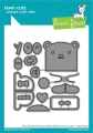 Bild 1 von Lawn Fawn Cuts  - Stanzschablone tiny gift box panda and bear add-on