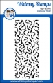 Whimsy Stamps Slimline Embossing Folder - Bats Galore - Fledermäuse