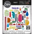 Bild 1 von Sizzix Thinlits Die by Tim Holtz - Stanzschablone - Abstract Elements