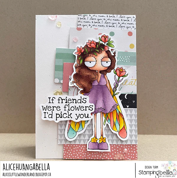 Bild 3 von Gummistempel Stamping Bella Cling Stamp MINI ODDBALL SPRING FAIRY