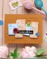 Bild 3 von Waffle Flower Postage Collage Addressed Envelope Stencil - Stencilschablone 