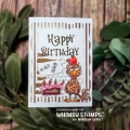 Bild 2 von Whimsy Stamps Clear Stamps - Rooster Birthday