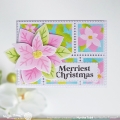 Bild 11 von Waffle Flower Postage Collage Poinsettia Stencil - Briefmarken-Schablone Weihnachtsstern