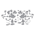 Bild 2 von Spellbinders Steamboat Willie Duo Etched Dies - Stanz-Set Mickey & Minnie Mouse