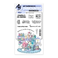 Art Impressions Clear Stamps with dies Queen of Craft - Stempelqueen Stempelset inkl. Stanzen