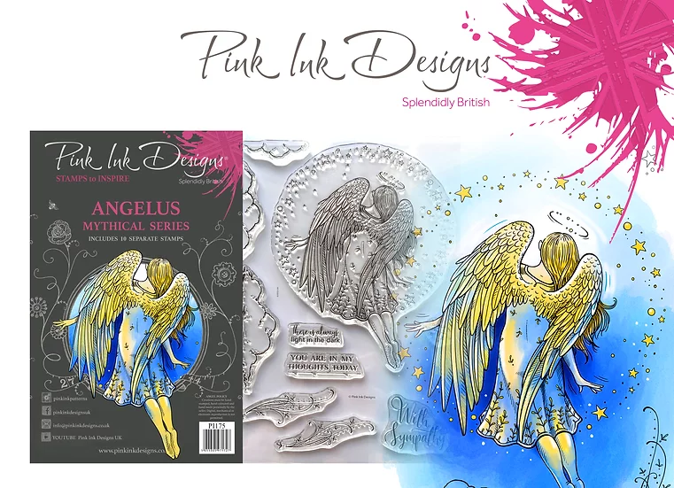 Bild 2 von Pink Ink Designs - Stempel Angelus - Engel