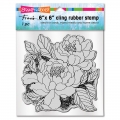 Bild 1 von Stampendous Cling Stamps Gummistempel - Peony Pair - Pfingstrose