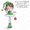 Gummistempel Stamping Bella Cling Stamp ODDBALL GIRL ELF