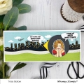 Bild 6 von Whimsy Stamps Clear Stamps  - Gossip Holiday Girls