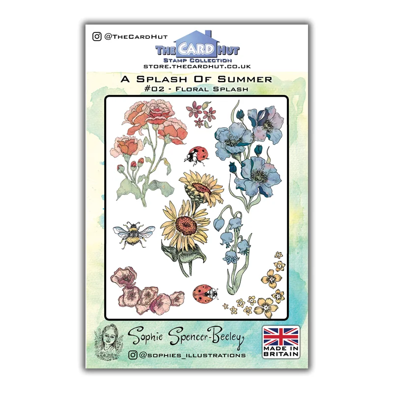 Bild 1 von The Card Hut Clear Stamps - A Splash of Summer - Floral Splash