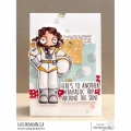 Bild 4 von Gummistempel Stamping Bella Cling Stamp ODDBALL GIRL ASTRONAUT