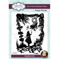 Creative Expressions Paper Panda Cheshire Cat - -Gummistempel Grinsekatze