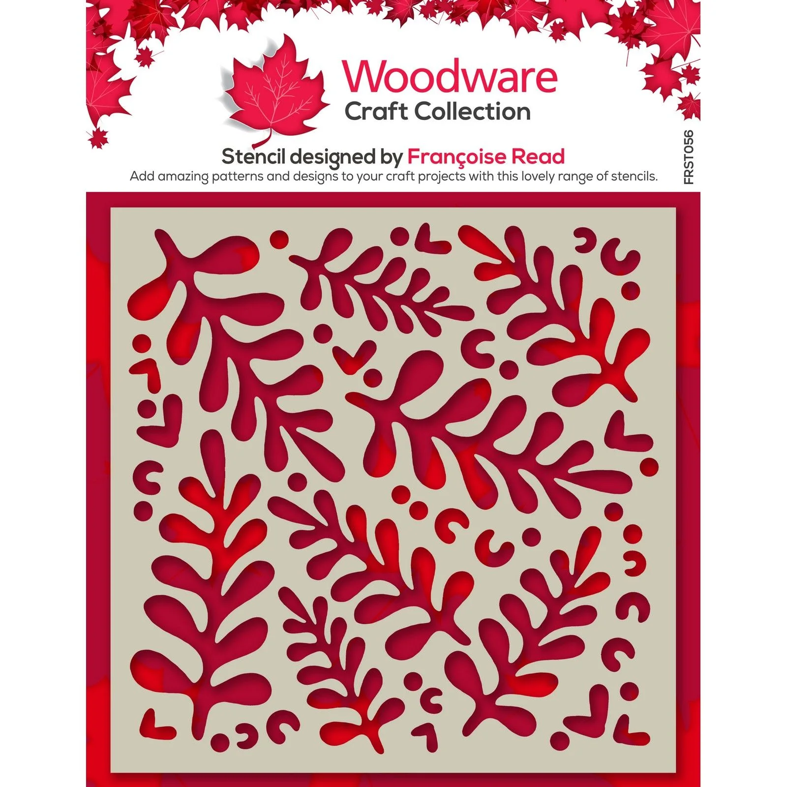 Bild 1 von Woodware Stencils - Modern Leaves