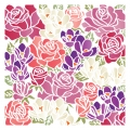 LDRS Creative - Bursting Bouquet Stencil