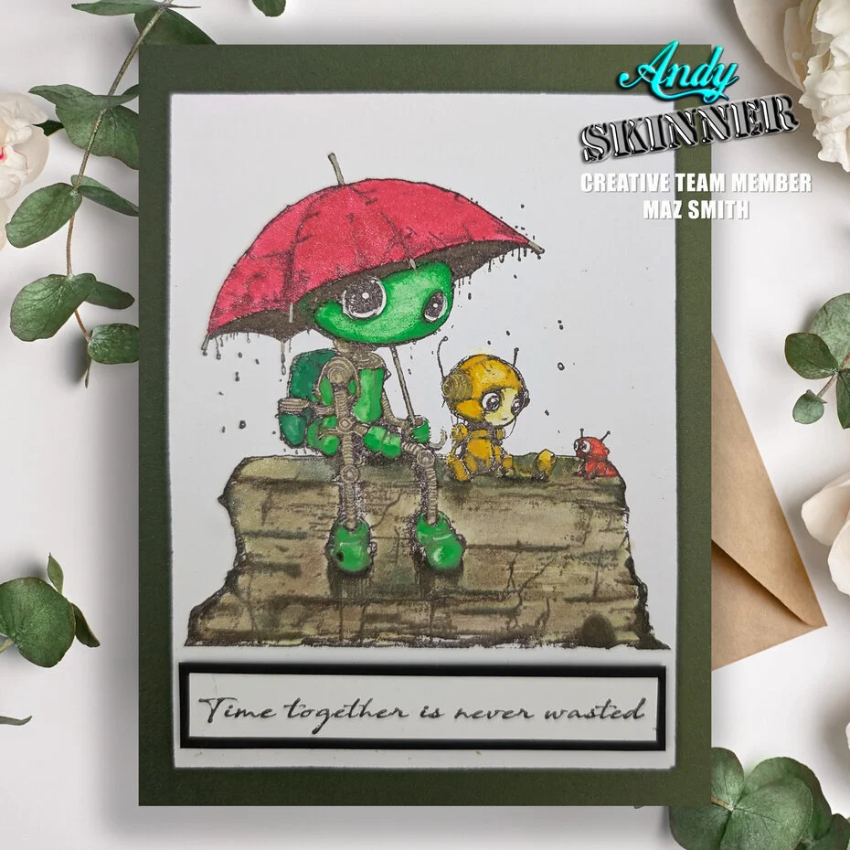 Bild 7 von Creative Expressions Pre Cut Stamp - Gummistempel - Andy Skinner Botology New Friends