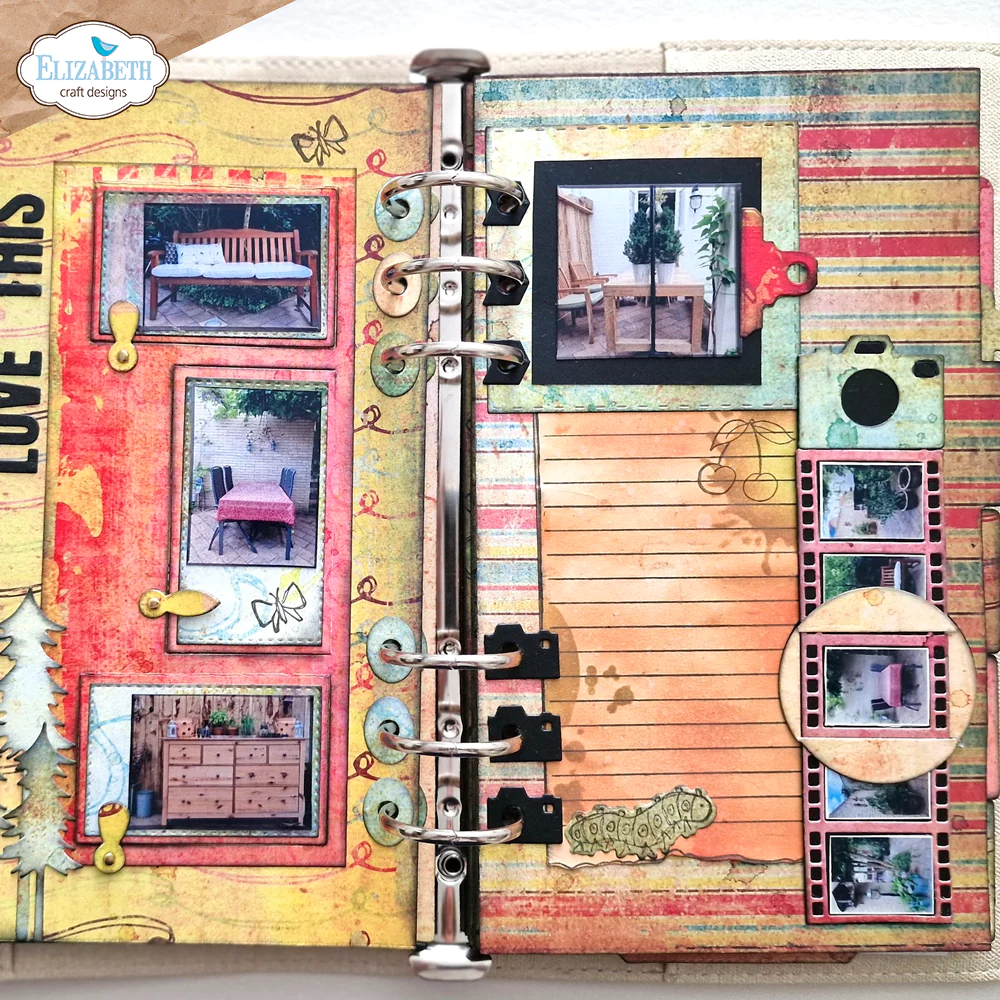 Bild 6 von Elizabeth Crafts Design Metallschablone PLANNER ESSENTIALS Tab 5 with sliders