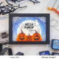 Bild 2 von Whimsy Stamps Stencil - Halloween Expressions - Kürbisgesichter