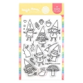 Waffle Flower Happy Gnomes Stamp Set - Stempel