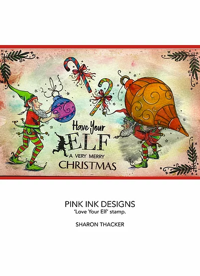 Bild 6 von Pink Ink Designs - Stempel  Love Your Elf  - Weihnachtself
