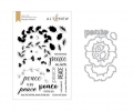 Altenew Clearstamp-Set Peaceful Wreath Stamp & Die Bundle - Stempel & Stanz-Set