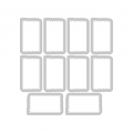 Bild 3 von Sizzix A5 Clear Stamps With Framelits Die By 49 And Market - Stempel und Stanzschablonen
