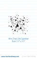 Your Next Stamp Clear Stamp Mini Tree Ink Splatter