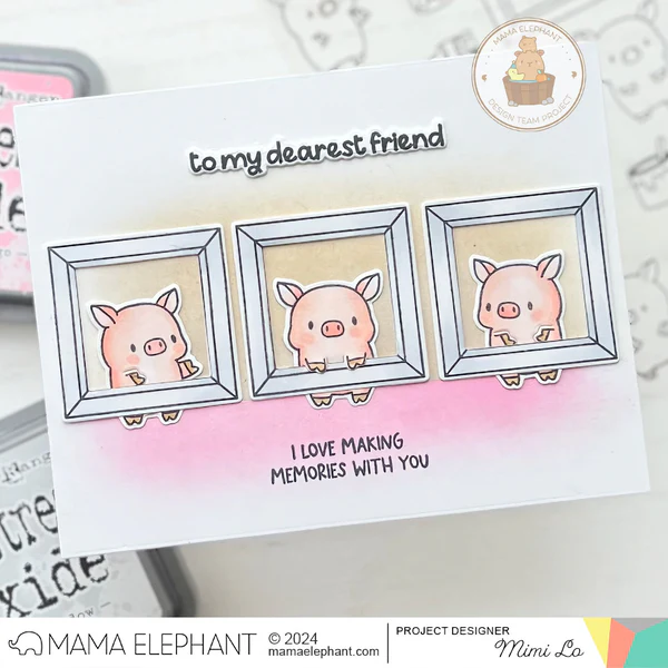 Bild 6 von Mama Elephant - Clear Stamps PAINTING PIGGIES