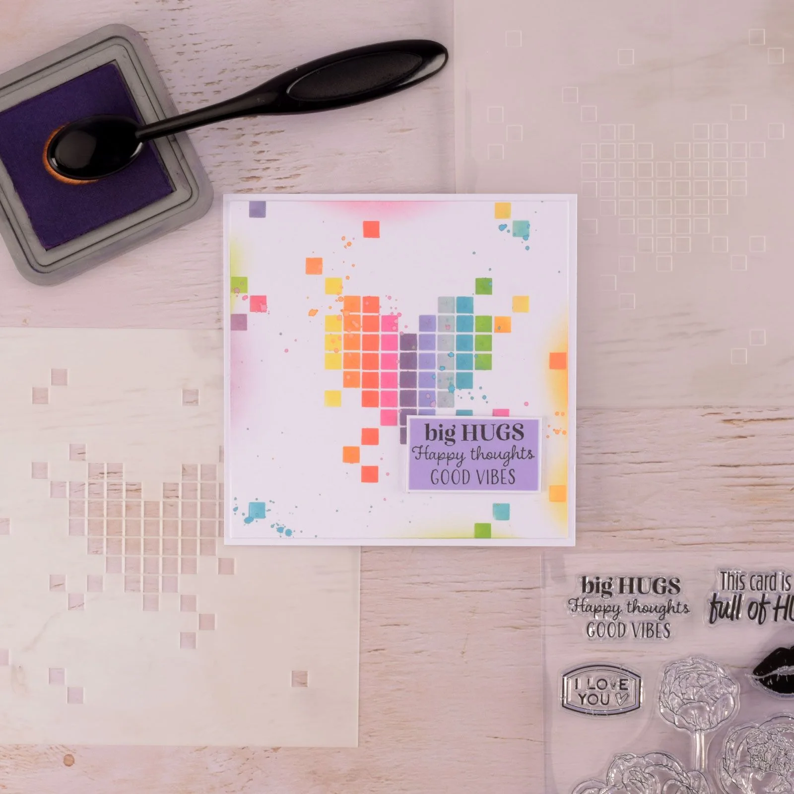 Bild 3 von Nellie's Choice • Stencil Pixel Heart