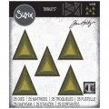 Sizzix Thinlits Dies Stanzschablone By Tim Holtz Stacked Tiles, Triangles - Dreieck