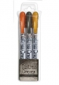 Tim Holtz Distress Halloween Pearlescent Crayon Set #1