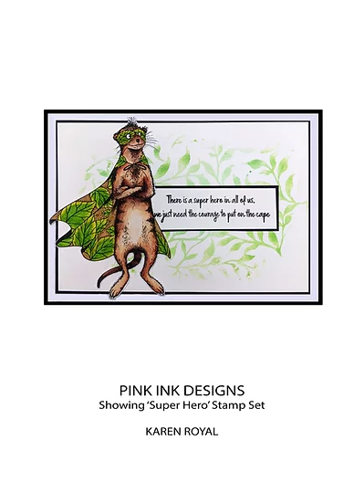 Bild 4 von Pink Ink Designs - Stempel Super Hero - Erdmännchen