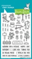Lawn Fawn Clear Stamps  - veggie happy